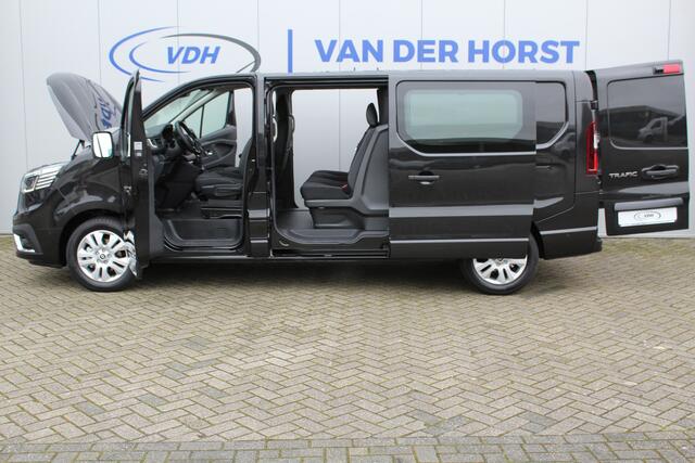 Renault TRAFIC 2.0-170pk dCi T29 L2H1 Luxe dubbele cabine AUTOMAAT. Zeer luxe Renault Trafic dubbele cabine. Volautm. airco, navigatie, telefoonvoorb., metallic lak, LM wielen, schuifdeur li.+re., armsteunen li.+re voor, Isofix etc, etc