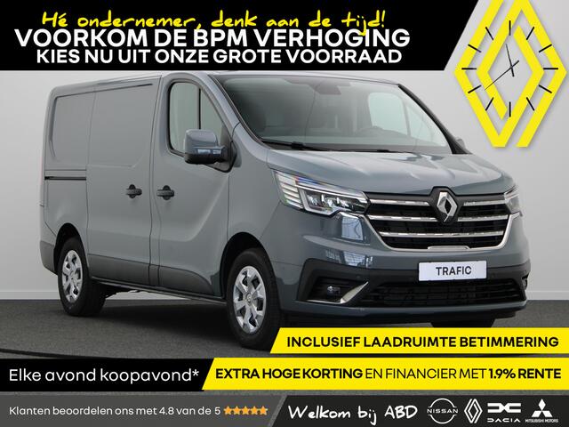 Renault TRAFIC E-Tech T29 L2H1 Comfort 52 kWh | Volledig elektrisch | Parkeersensoren rondom | Achteruitrijcamera | Laadruimtebetimmering |