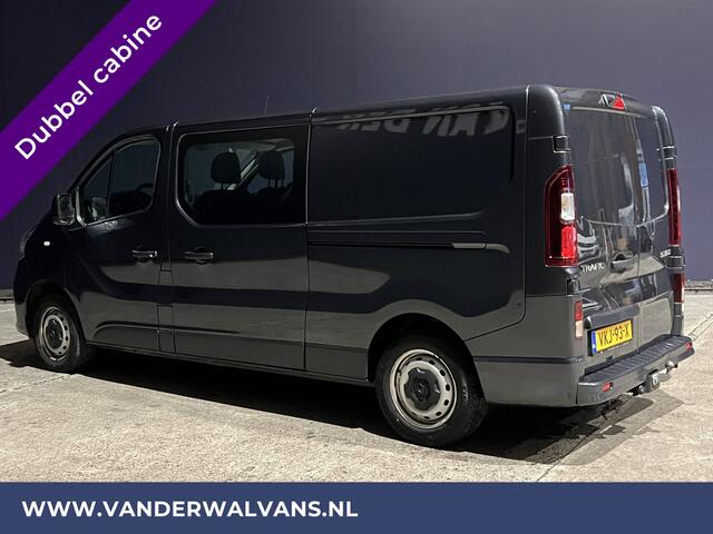 Renault TRAFIC 2.0 dCi 120pk L2H1 Dubbele Cabine Euro6 Airco | 6-Zits | Navigatie | 2x zijdeur | LED | Camera Cruisecontrol, Parkeersensoren, Trekhaak
