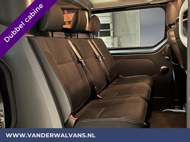 Renault TRAFIC 2.0 dCi 120pk L2H1 Dubbele Cabine Euro6 Airco | 6-Zits | Navigatie | 2x zijdeur | LED | Camera Cruisecontrol, Parkeersensoren, Trekhaak