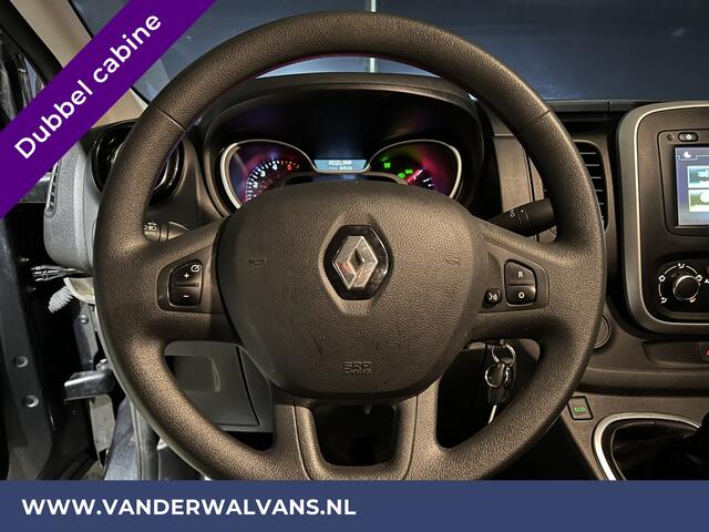 Renault TRAFIC 2.0 dCi 120pk L2H1 Dubbele Cabine Euro6 Airco | 6-Zits | Navigatie | 2x zijdeur | LED | Camera Cruisecontrol, Parkeersensoren, Trekhaak