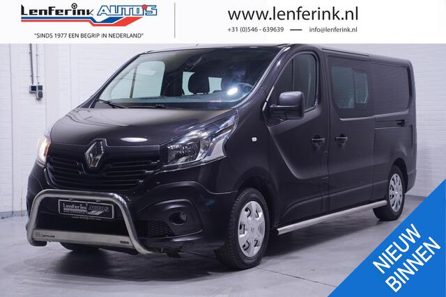 Renault TRAFIC 1.6 dCi 120 pk L2 Dubbel Cabine 2x Schuifdeur Airco, Navi, Trekhaak, Bull en Sidebars, 6-Zits