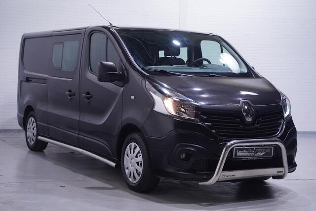 Renault TRAFIC 1.6 dCi 120 pk L2 Dubbel Cabine 2x Schuifdeur Airco, Navi, Trekhaak, Bull en Sidebars, 6-Zits