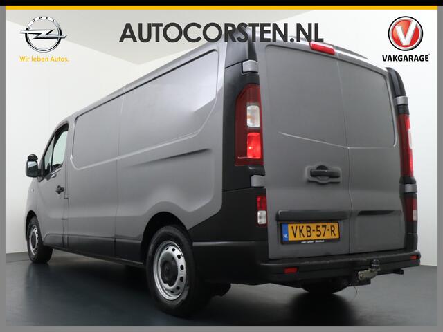 Renault TRAFIC 2.0dCi 146pk AUT-6L2H1 Camera Trekhaak Pdc Airco Cruise Control Elektr.Spiegels+Verwarmd DAB Bluetooth Led Betonplex vloer Lat om Lat SchuifdeurComfort T29 Zeer nette Traffic III Nieuwe model 1e Eigenaar Euro 6d t