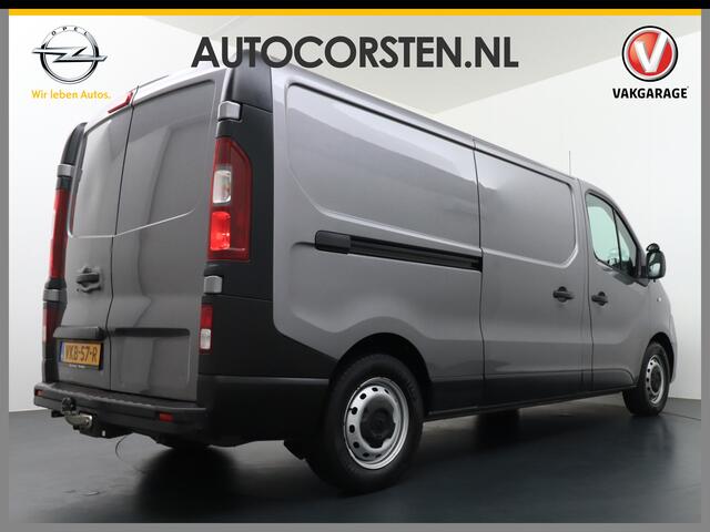 Renault TRAFIC 2.0dCi 146pk AUT-6L2H1 Camera Trekhaak Pdc Airco Cruise Control Elektr.Spiegels+Verwarmd DAB Bluetooth Led Betonplex vloer Lat om Lat SchuifdeurComfort T29 Zeer nette Traffic III Nieuwe model 1e Eigenaar Euro 6d t