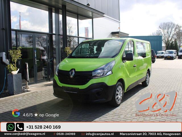 Renault TRAFIC L1H1 1.6 dCi 120 DC 2.9T airco cruise 6 persoons marge