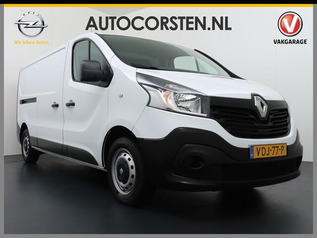 Renault TRAFIC DCi 122pk L2H1 3-Pers. Lang Trekhaak Navi Airco Pdc Cruise Control Comfort Bluetooth 1.6DCi T29 Nwe Model Schuifdeur Betonplex Wandbetimmering 2.000kg trekvermogen Euro 6