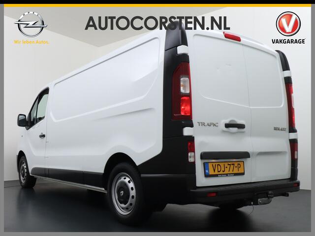 Renault TRAFIC DCi 122pk L2H1 3-Pers. Lang Trekhaak Navi Airco Pdc Cruise Control Comfort Bluetooth 1.6DCi T29 Nwe Model Schuifdeur Betonplex Wandbetimmering 2.000kg trekvermogen Euro 6