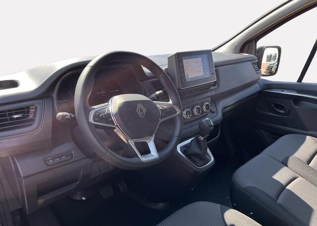 Renault TRAFIC 2.0 Blue dC1 150 EDC T30 L2H1 Advance - Zijschuifdeur links zonder ruit / EASY LINK navigatiesysteem met 8\" touchscreen en DAB+ radio en kaart Europa / Additionele parkeerhulp / Vierseizoenbanden met sneeuwvlokicoon / Reservewie