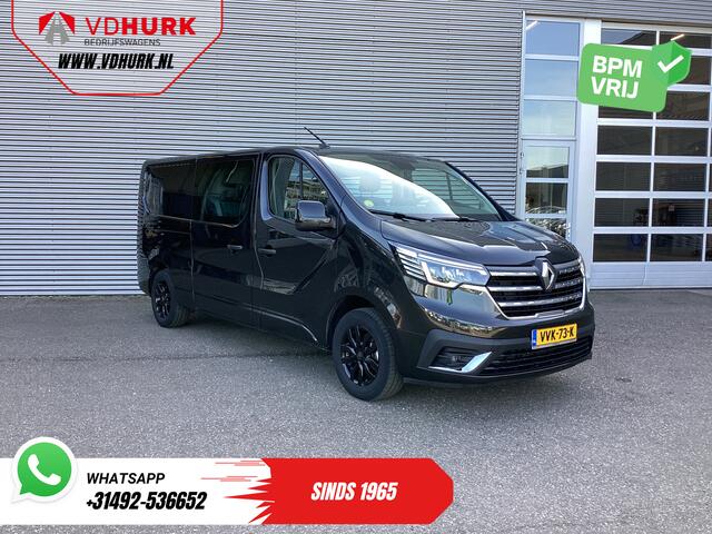 Renault TRAFIC 2.0 dCi 150 pk Aut. L2 DC Dubbel Cabine BPM VRIJ! LED/ Navi/ Carplay/ Camera/ PDC/ Cruise/ Trekhaak/ Airco