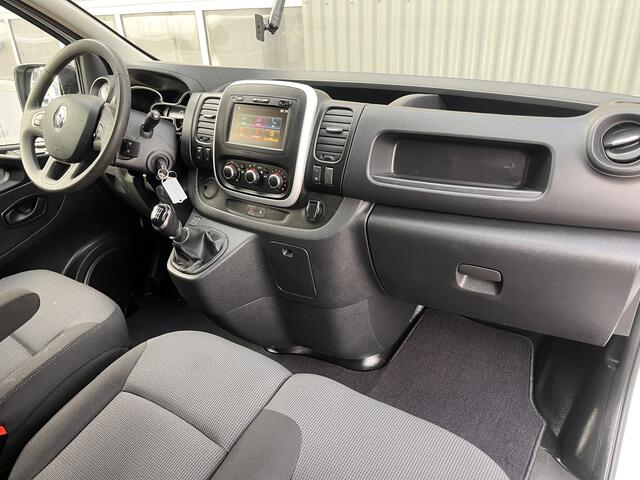 Renault TRAFIC 1.6 dCi L1H1 2x Schuifdeur Kastinrichting Airco Cruise controle Kastinrichting 3-Persoons Telefoonverbinding Parkeersensoren achter Sitebars 1e eigenaar Euro 6 Dealer onderhouden