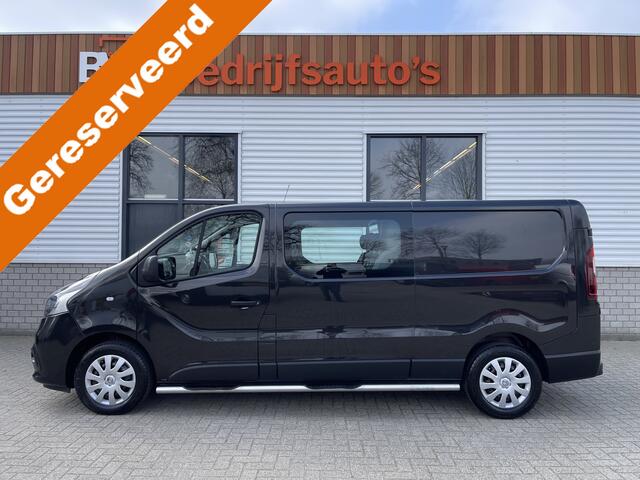 Renault TRAFIC 1.6 dCi 125pk T29 L2H1 DC 5 persoons Comfort Energy / rijklaar ¤ 19.850 ex btw / lease vanaf ¤ / airco / cruise / r-link navigatie / achteruit rijcamera / trekhaak / zwart metallic !