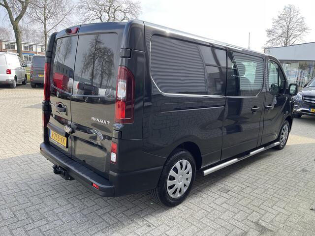 Renault TRAFIC 1.6 dCi 125pk T29 L2H1 DC 5 persoons Comfort Energy / rijklaar ¤ 19.850 ex btw / lease vanaf ¤ / airco / cruise / r-link navigatie / achteruit rijcamera / trekhaak / zwart metallic !