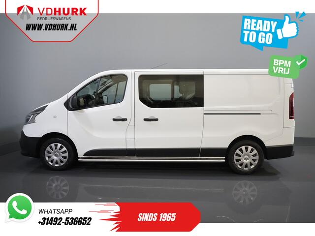 Renault TRAFIC 2.0 dCi 120 pk L2 DC Dubbel Cabine BPM VRIJ! Ready2Go LED/ 2x schuifdeur/ Sidebars/ Carplay/ Climate/ Camera/ PDC/ Cruise/ Trekhaak
