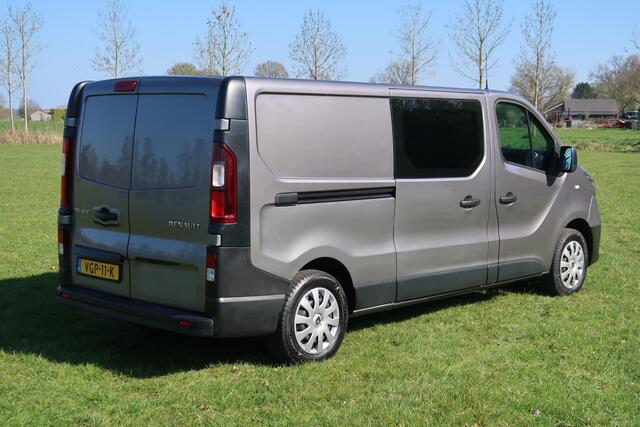 Renault TRAFIC 2.0 dCi 120 T29 L2H1 DC Work Edition RIJKAAR 6 PERSOONS DUBBEL CABINE AIRCO MULTIF STUUR
