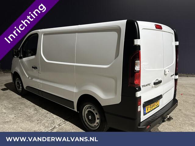Renault TRAFIC 1.6 dCi L1H1 inrichting Euro6 Airco | Navigatie | Cruisecontrol | Trekhaak Parkeersensoren, Bijrijdersbank