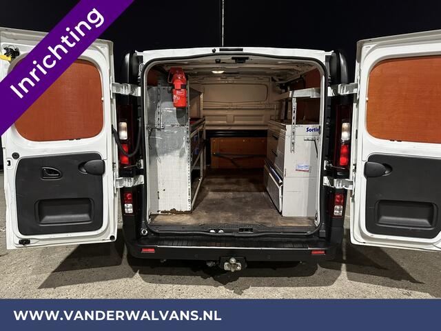 Renault TRAFIC 1.6 dCi L1H1 inrichting Euro6 Airco | Navigatie | Cruisecontrol | Trekhaak Parkeersensoren, Bijrijdersbank