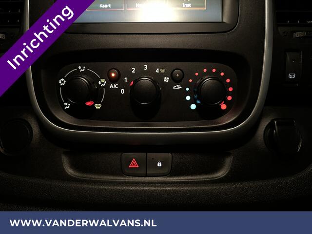 Renault TRAFIC 1.6 dCi L1H1 inrichting Euro6 Airco | Navigatie | Cruisecontrol | Trekhaak Parkeersensoren, Bijrijdersbank