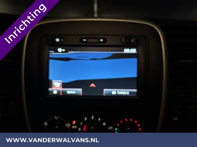 Renault TRAFIC 1.6 dCi L1H1 inrichting Euro6 Airco | Navigatie | Cruisecontrol | Trekhaak Parkeersensoren, Bijrijdersbank