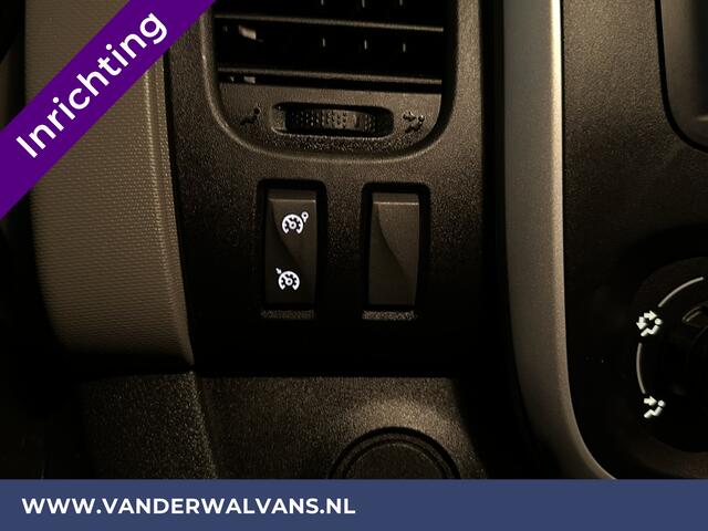 Renault TRAFIC 1.6 dCi L1H1 inrichting Euro6 Airco | Navigatie | Cruisecontrol | Trekhaak Parkeersensoren, Bijrijdersbank