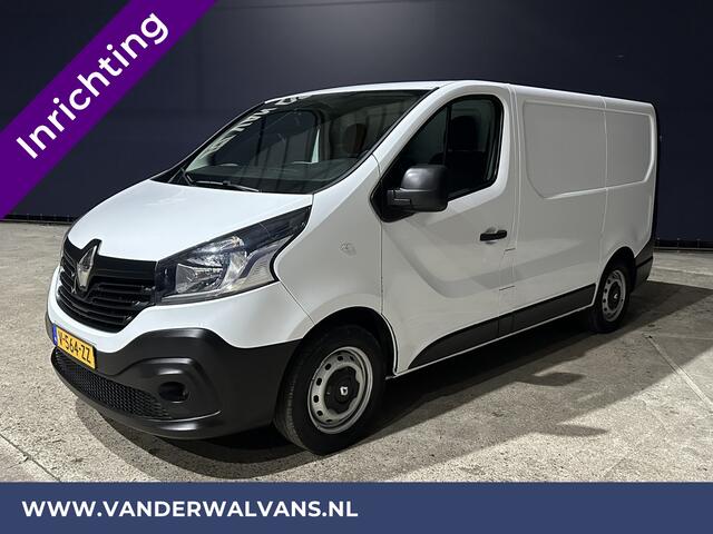 Renault TRAFIC 1.6 dCi L1H1 inrichting Euro6 Airco | Navigatie | Cruisecontrol | Trekhaak Parkeersensoren, Bijrijdersbank