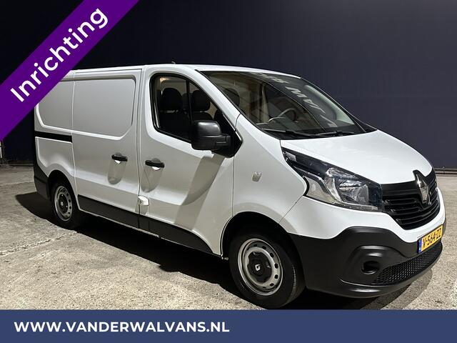 Renault TRAFIC 1.6 dCi L1H1 inrichting Euro6 Airco | Navigatie | Cruisecontrol | Trekhaak Parkeersensoren, Bijrijdersbank