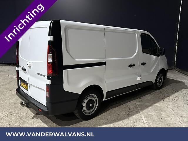 Renault TRAFIC 1.6 dCi L1H1 inrichting Euro6 Airco | Navigatie | Cruisecontrol | Trekhaak Parkeersensoren, Bijrijdersbank