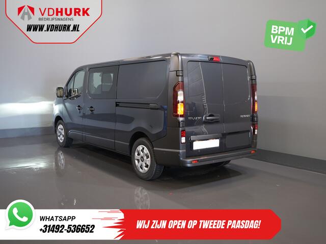 Renault TRAFIC 2.0 dCi 130 pk L2 BPM VRIJ! DC Dubbel Cabine LED/ 2xSchuifdeur/ Navi/ Carplay/ Camera/ PDC/ Cruise