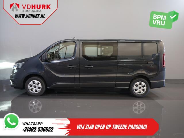 Renault TRAFIC 2.0 dCi 130 pk L2 BPM VRIJ! DC Dubbel Cabine LED/ 2xSchuifdeur/ Navi/ Carplay/ Camera/ PDC/ Cruise