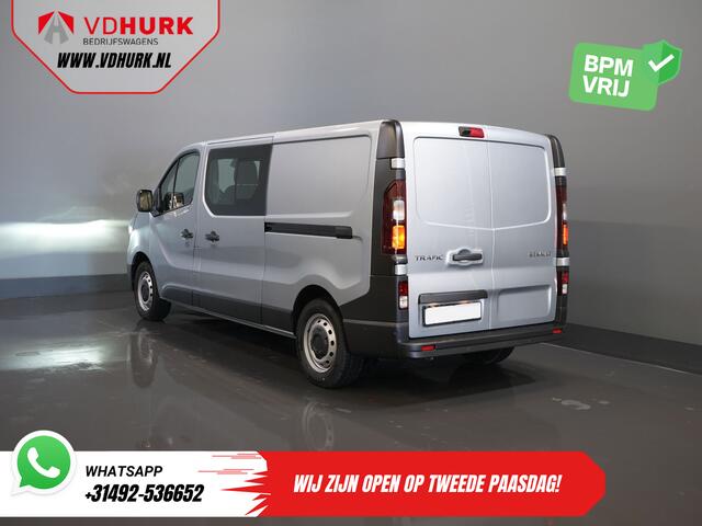 Renault TRAFIC 2.0 dCi 130 pk L2 BPM VRIJ! DC Dubbel Cabine LED/ 2xSchuifdeur/ Navi/ Carplay/ Camera/ PDC/ Cruise