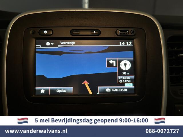 Renault TRAFIC 1.6 dCi L2H1 inrichting Euro6 Airco | Imperiaal | Trekhaak | Navigatie Parkeersensoren, Bijrijdersbank