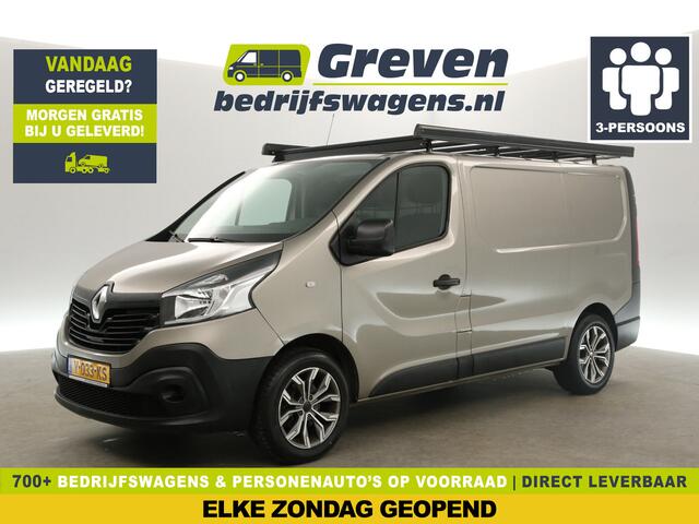 Renault TRAFIC 1.6 dCi T27 L1H1 | MARGE! | Airco Cruise Navigatie Trekhaak PDC 3 Persoons Imperiaal 17"LMV