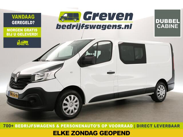 Renault TRAFIC 1.6 dCi T29 L2H1 | Dubbele Cabine | 6 Persoons | MARGE! | Airco Cruise Navi Trekhaak PDC