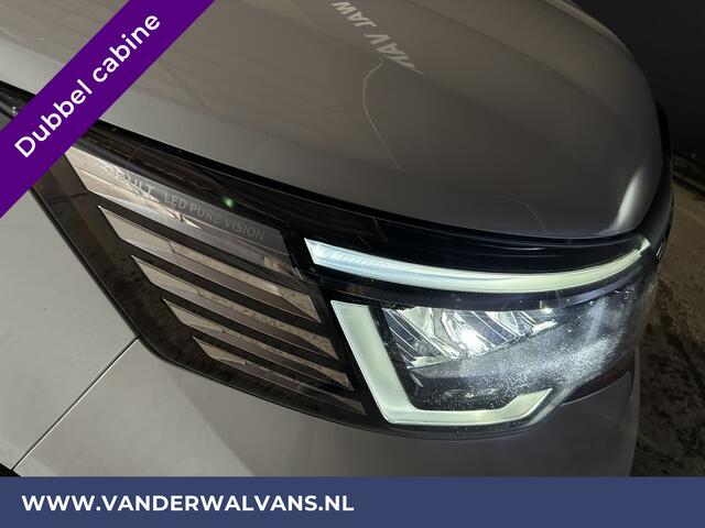 Renault TRAFIC 2.0 dCi L2H1 Dubbele cabine Euro6 Airco | 6-Zits | Navigatie | Trekhaak | LED Facelift | Camera Cruisecontrol, Parkeersensoren