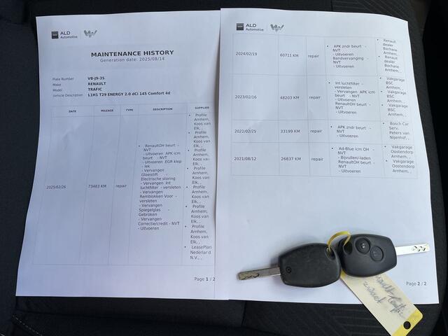 Renault TRAFIC 1.6 dCi 146pk E6 Luxe Energy 3 zits Lease ¤246 p/m Airco, Navi+ Camera, PDC, Trekhaak, Cruise controle, onderhoudshistorie aanwezig
