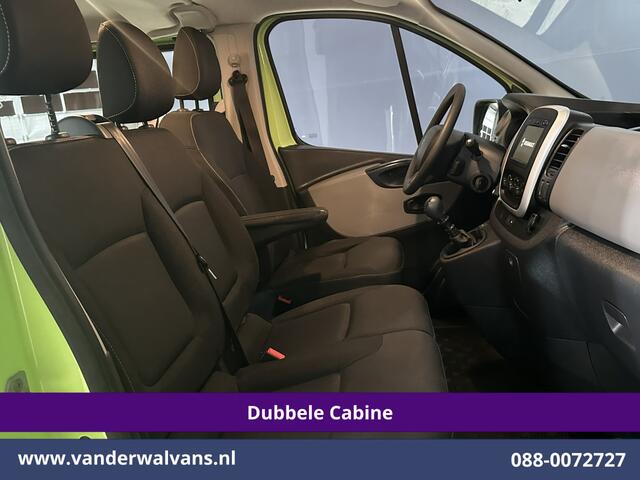 Renault TRAFIC 1.6 dCi L2H1 Dubbele Cabine Euro6 2x Zijdeur | Airco | 6-zits | Navigatie | Cruiscontrol Trekhaak, Bijrijdersbank, Parkeersensoren