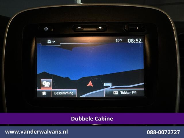 Renault TRAFIC 1.6 dCi 126pk L2H1 Dubbele cabine Euro6 Airco | 6-Zits | Navigatie | Camera LM velgen, Cruisecontrol, Trekhaak, Parkeersensoren
