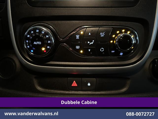 Renault TRAFIC 1.6 dCi 126pk L2H1 Dubbele cabine Euro6 Airco | 6-Zits | Navigatie | Camera LM velgen, Cruisecontrol, Trekhaak, Parkeersensoren