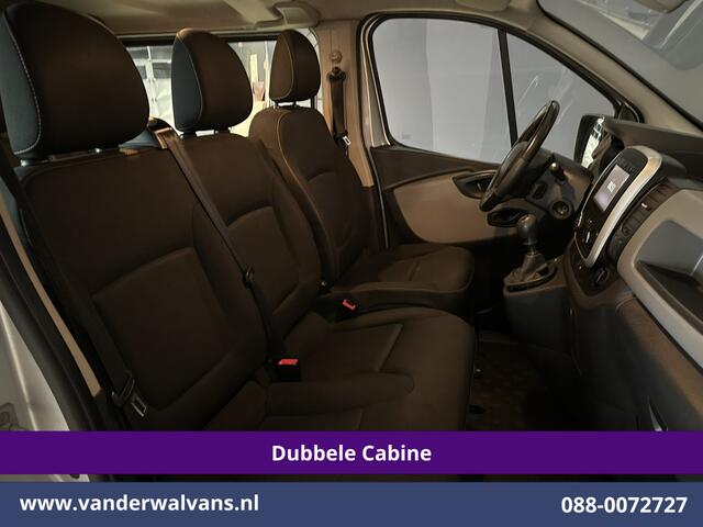 Renault TRAFIC 1.6 dCi 126pk L2H1 Dubbele cabine Euro6 Airco | 6-Zits | Navigatie | Camera LM velgen, Cruisecontrol, Trekhaak, Parkeersensoren