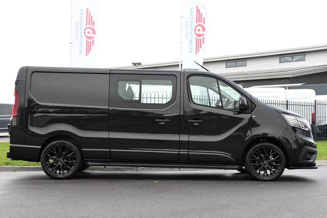 Renault TRAFIC 2.0 170 L2H1 DC Black Edition Extra Cruise, Camera, Carplay, LED, 170pk, Stoelverwarming, 2 x Schuifdeur, NAVI, Automaat, Clima, Uniek!
