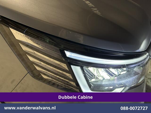 Renault TRAFIC 2.0 Blue dCi 131pk L2H1 Dubbele Cabine Fabrieksgarantie Euro6 Airco | 6-Zits | Navigatie | LED | Camera | Cruisecontrol 2500kg Trekhaak, Parkeersensoren