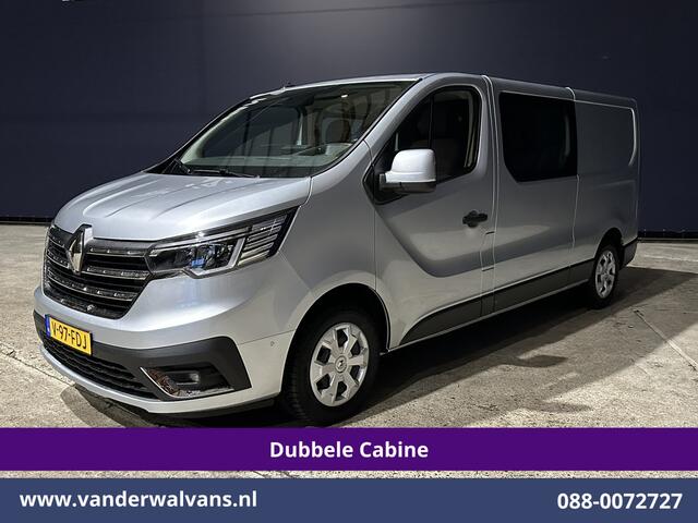 Renault TRAFIC 2.0 Blue dCi 131pk L2H1 Dubbele Cabine Fabrieksgarantie Euro6 Airco | 6-Zits | Navigatie | LED | Camera | Cruisecontrol 2500kg Trekhaak, Parkeersensoren