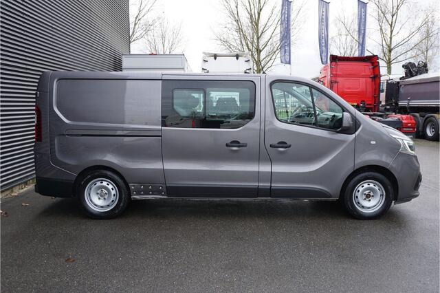 Renault TRAFIC 146pk Euro6 L2H1 Dubbele cabine 2x Schuifdeur Navi Trekhaak Cruise control 17" Velgen