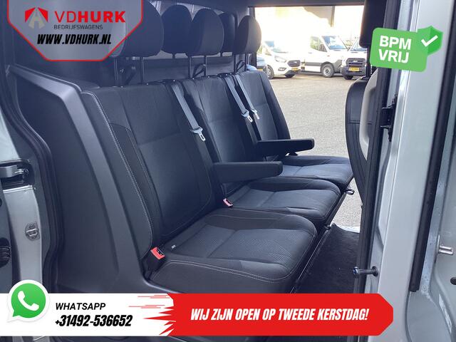 Renault TRAFIC 2.0 dCi 150 pk Aut. L2 DC Dubbel Cabine NL Auto/ 2xSchuifdeur/ LED/ Carplay/ Climate/ Camera/ PDC/ LMV