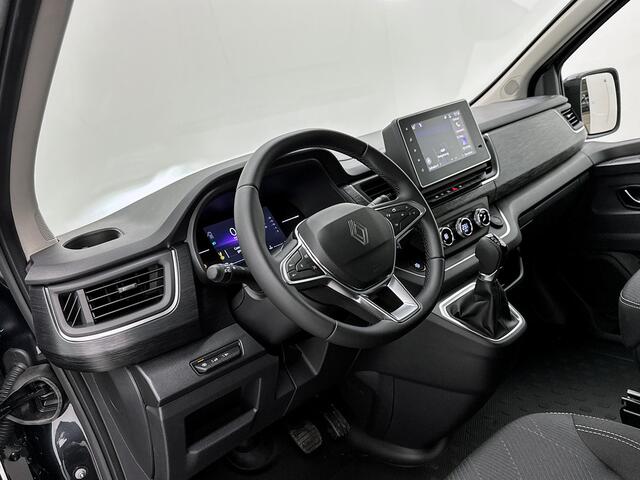 Renault TRAFIC 2.0 Blue dCi EDC 170 T29 L2H1 Extra DC 2x Schuifdeur Betimmering Keyless Trekhaak Navigatie Parkeersensoren Camera Carplay Dubbele Cabine