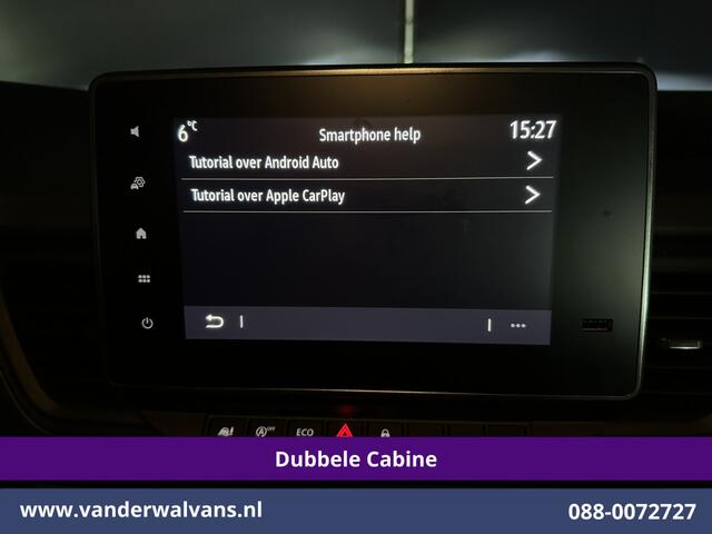 Renault TRAFIC 2.0 dCi L2H1 Dubbele Cabine Euro6 Airco | 6-Zits | Apple Carplay | Cruisecontrol | Trekhaak Android Auto, Parkeersensoren