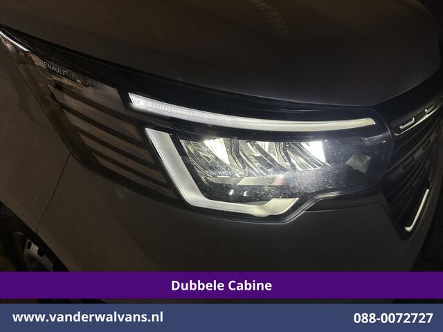 Renault TRAFIC 2.0 Blue dCi 131pk L2H1 Dubbele Cabine Euro6 Fabrieksgarantie Airco | 6-Zits | Apple Carplay | LED 2500kg Trekhaak, Android Auto, Cruisecontrol, Parkeersensoren, Bijrijdersbank