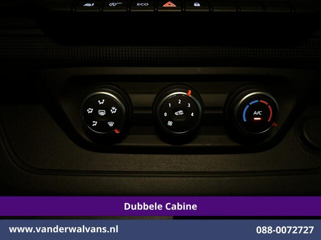 Renault TRAFIC 2.0 Blue dCi 131pk L2H1 Dubbele Cabine Euro6 Fabrieksgarantie Airco | 6-Zits | Apple Carplay | LED 2500kg Trekhaak, Android Auto, Cruisecontrol, Parkeersensoren, Bijrijdersbank