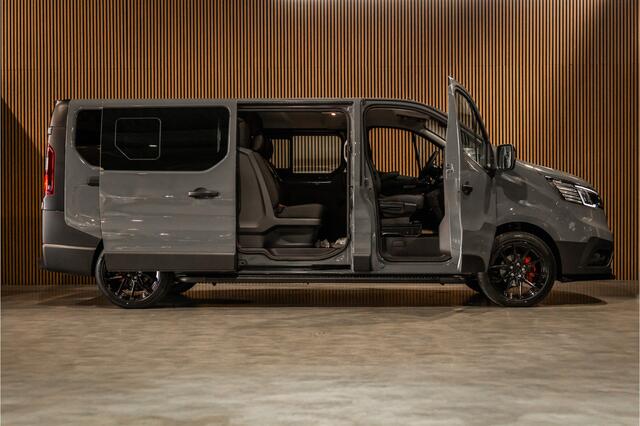 Renault TRAFIC 2.0 170 PK L2H1 DC | Dubbel Cabine | L+R Schuifdeur | Navigatie | CarPlay | 5-Zitter | Spoilerkit | BPM Vrij | Fabrieksgarantie