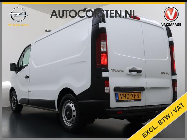 Renault TRAFIC 2.0dCi 120PK T29 L1H1 3-Persoons Trekhaak Euro 6 Apple Carplay Android Auto Airco Navi Cruise Control Led Bluetooth Pdc Betonplex Vloer Wandbetimmering Schuifdeur 1e Eigenaar Origineel Nederlandse Bus